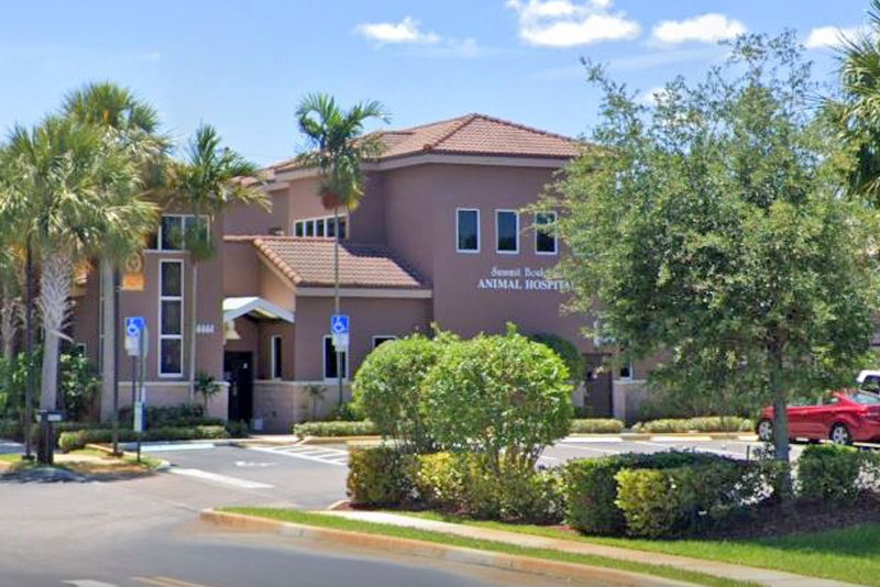 Exterior of Summit Boulevard Animal Hospital in West Palm Beach, FL